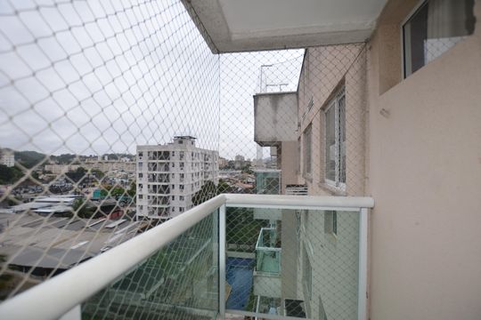 Varanda da Sala de apartamento para alugar com 3 quartos, 128m² em Praça Seca, Rio de Janeiro