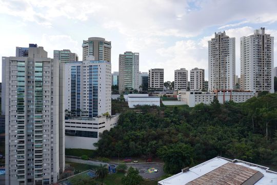 Suíte - Vista   de apartamento à venda com 3 quartos, 113m² em Vila da Serra, Nova Lima