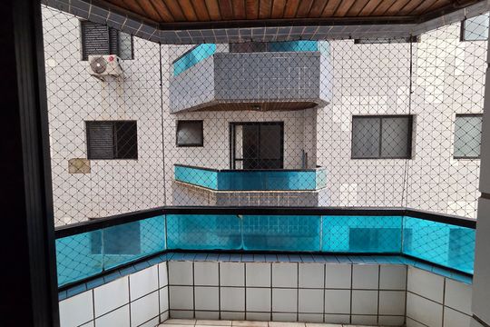 Varanda de apartamento para alugar com 2 quartos, 87m² em Cidade Ocian, Praia Grande