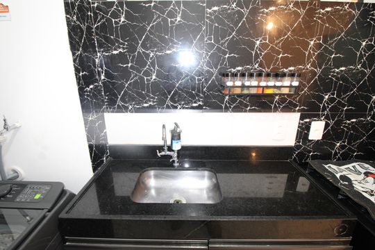 Cozinha de apartamento à venda com 2 quartos, 45m² em Colônia (zona Leste), São Paulo