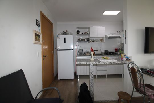 Cozinha de apartamento à venda com 1 quarto, 40m² em Santana, São Paulo