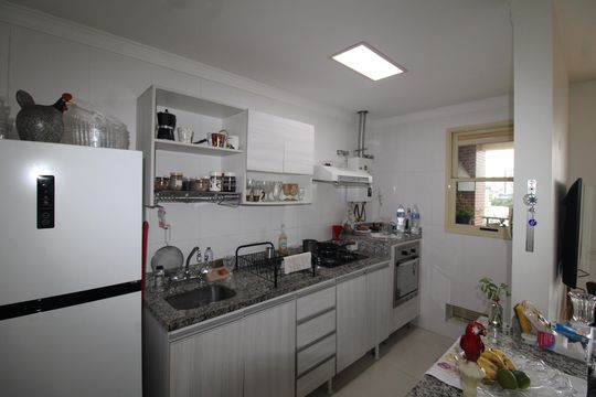 Cozinha de apartamento à venda com 1 quarto, 40m² em Santana, São Paulo