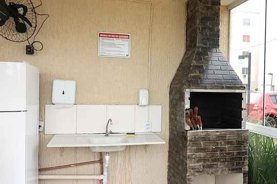 Área comum - Churrasqueira de apartamento à venda com 2 quartos, 41m² em Rubem Berta, Porto Alegre