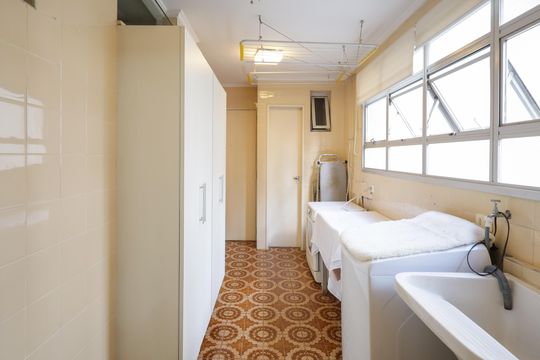Área de Serviço de apartamento à venda com 4 quartos, 203m² em Campo Belo, São Paulo