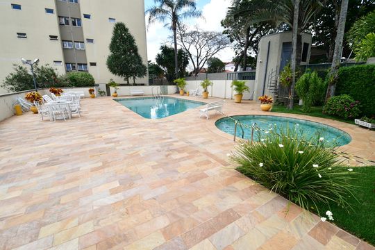 Área comum - Piscina de apartamento à venda com 3 quartos, 85m² em Chácara da Barra, Campinas