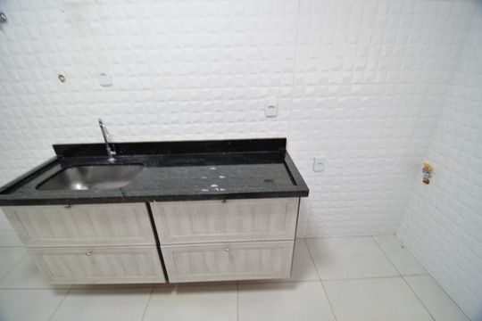 Cozinha de apartamento à venda com 3 quartos, 85m² em Chácara da Barra, Campinas