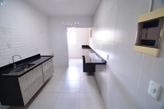Cozinha de apartamento à venda com 3 quartos, 85m² em Chácara da Barra, Campinas
