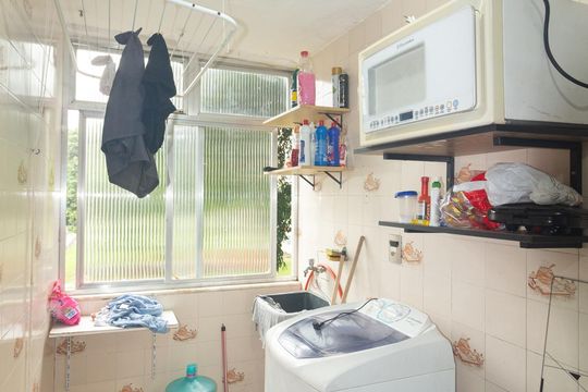 Área de serviço de apartamento à venda com 2 quartos, 50m² em Campo Grande, Rio de Janeiro