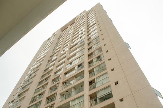 Fachada de apartamento para alugar com 1 quarto, 52m² em Jardim Goiás, Goiânia