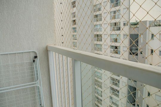 Varanda Suíte de apartamento para alugar com 1 quarto, 52m² em Jardim Goiás, Goiânia