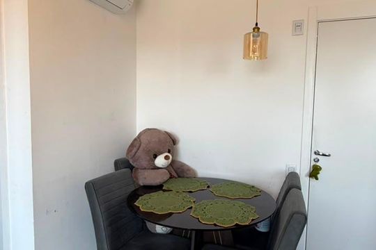 Sala de Jantar de apartamento para alugar com 2 quartos, 43m² em Fazenda Crimeia Caveiras, Goiânia