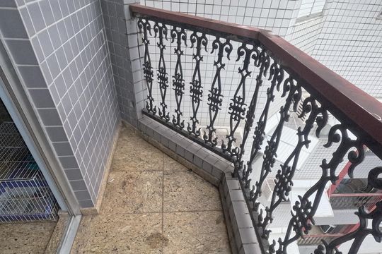 Varanda da Sala 1 de apartamento para alugar com 4 quartos, 500m² em Campo Grande, Santos