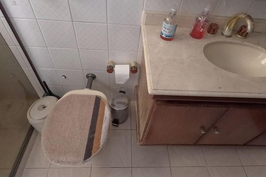 Banheiro 1 de apartamento para alugar com 4 quartos, 500m² em Campo Grande, Santos