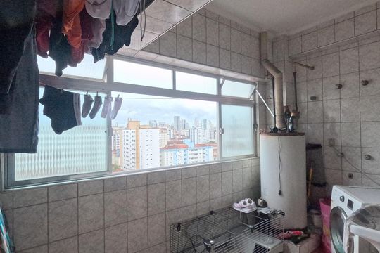Área de Serviço de apartamento para alugar com 4 quartos, 500m² em Campo Grande, Santos