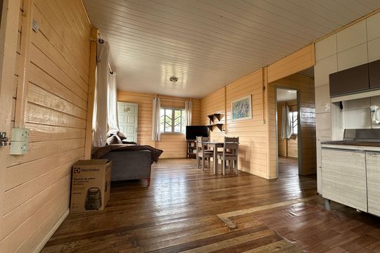 Cozinha de casa para alugar com 2 quartos, 70m² em Forquilhinhas, São José