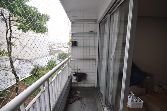 Sacada da Sala de apartamento para alugar com 3 quartos, 92m² em Vila Isolina Mazzei, São Paulo