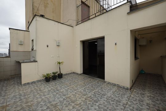 Varanda Cobertura de apartamento à venda com 1 quarto, 78m² em Paraíso, São Paulo