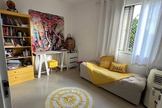 Quarto 1 de apartamento para alugar com 3 quartos, 76m² em Jardim Pacaembu, Campinas
