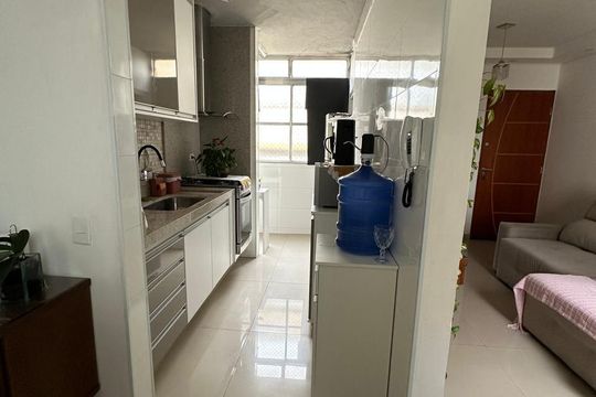 Cozinha de apartamento para alugar com 3 quartos, 76m² em Jardim Pacaembu, Campinas