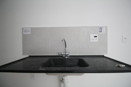Cozinha de apartamento à venda com 2 quartos, 36m² em Vila Andrade, São Paulo