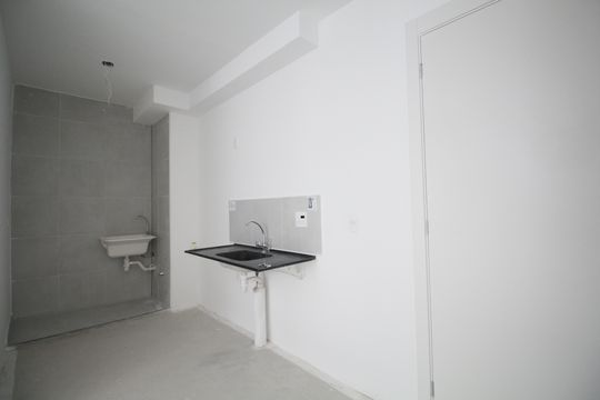 Cozinha de apartamento à venda com 2 quartos, 36m² em Vila Andrade, São Paulo