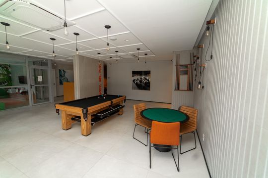 Área externa de apartamento à venda com 2 quartos, 57m² em Parque Industrial, Campinas