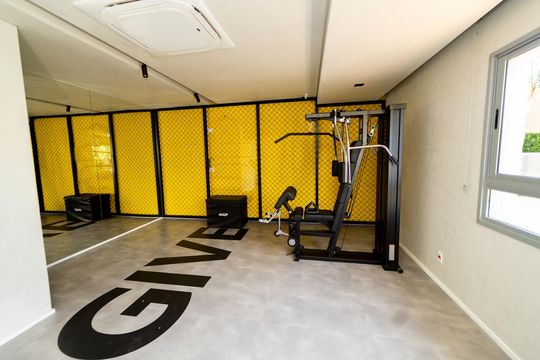 Área externa de apartamento à venda com 2 quartos, 57m² em Parque Industrial, Campinas