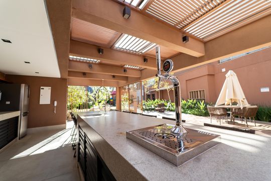 Área externa de apartamento à venda com 2 quartos, 57m² em Parque Industrial, Campinas