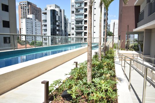 Área comum - Piscina de kitnet/studio à venda com 1 quarto, 28m² em Vila Clementino, São Paulo