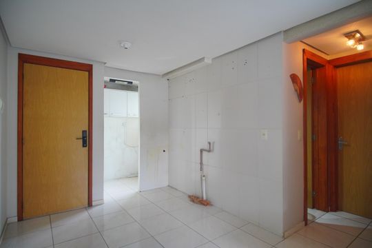 Sala/Cozinha de apartamento para alugar com 2 quartos, 44m² em Nova Sapucaia, Sapucaia do Sul