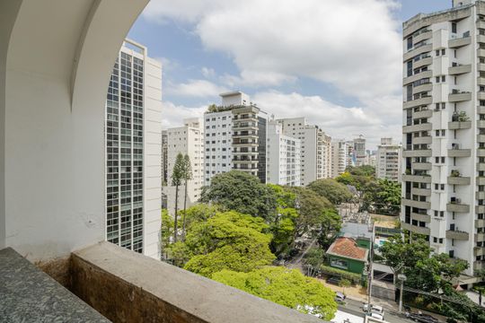 Vista sala de jantar de apartamento para alugar com 5 quartos, 230m² em Vila Nova Conceição, São Paulo