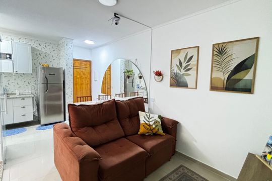 Sala - Sala de Jantar  de apartamento para alugar com 2 quartos, 50m² em Vila Guarani, Santo André