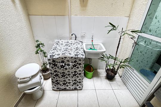 Área de Serviço de apartamento para alugar com 2 quartos, 50m² em Vila Guarani, Santo André