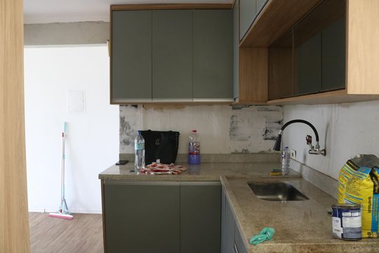 Cozinha de apartamento para alugar com 2 quartos, 100m² em Bom Retiro, São Paulo