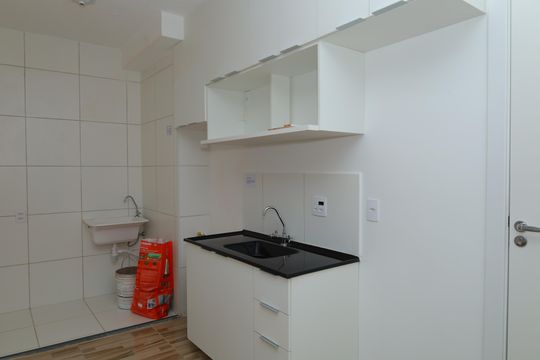 Cozinha de apartamento para alugar com 2 quartos, 35m² em Cidade Nova São Miguel, São Paulo