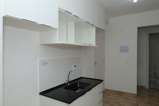 Cozinha de apartamento para alugar com 2 quartos, 35m² em Cidade Nova São Miguel, São Paulo