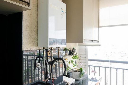 Área de serviço de apartamento para alugar com 2 quartos, 47m² em Campestre, São Caetano do Sul
