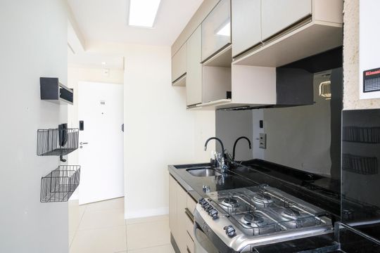 Cozinha de apartamento para alugar com 2 quartos, 47m² em Campestre, São Caetano do Sul