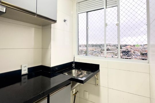 Área de Serviço de apartamento para alugar com 2 quartos, 42m² em Vila Cristalia, São Paulo