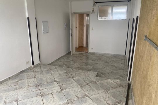 Sala de apartamento para alugar com 1 quarto, 49m² em Ilha Porchat, São Vicente