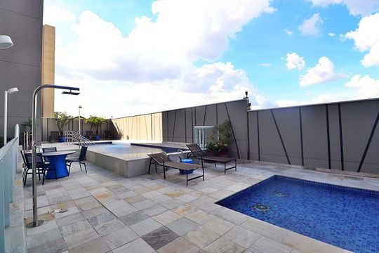 Piscina de apartamento à venda com 2 quartos, 79m² em Campestre, Santo André