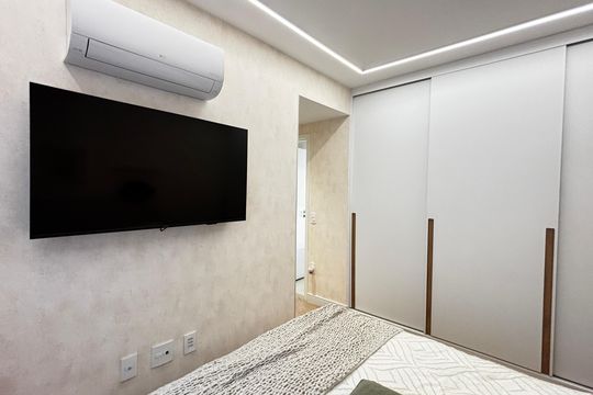 Suite 1 de apartamento à venda com 2 quartos, 79m² em Campestre, Santo André