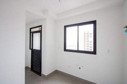 Cozinha de apartamento à venda com 2 quartos, 64m² em Campestre, Santo André