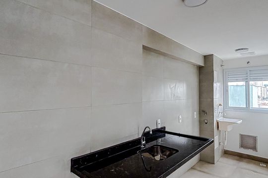Cozinha e Área de Serviço de apartamento para alugar com 2 quartos, 57m² em Chácara Califórnia, São Paulo