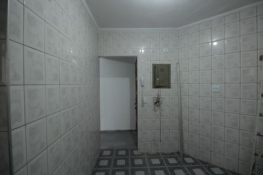 Cozinha e Área de Serviço de apartamento para alugar com 2 quartos, 54m² em Saboó, Santos