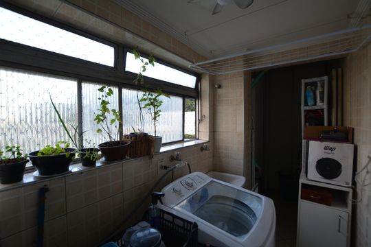 Área de serviço de apartamento à venda com 3 quartos, 85m² em Jaguaré, São Paulo