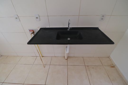 Cozinha  de apartamento para alugar com 2 quartos, 42m² em Valentina Figueiredo, Ribeirão Preto