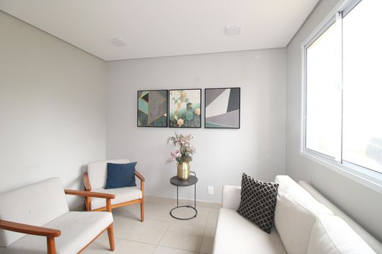 Área comum de apartamento para alugar com 2 quartos, 41m² em Jardim Helian, São Paulo