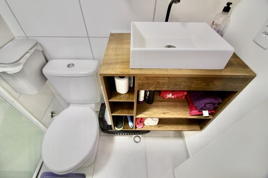 Banheiro de apartamento à venda com 2 quartos, 40m² em Cidade Nova São Miguel, São Paulo