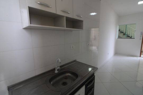 Cozinha de apartamento à venda com 2 quartos, 34m² em Jardim Nordeste, São Paulo